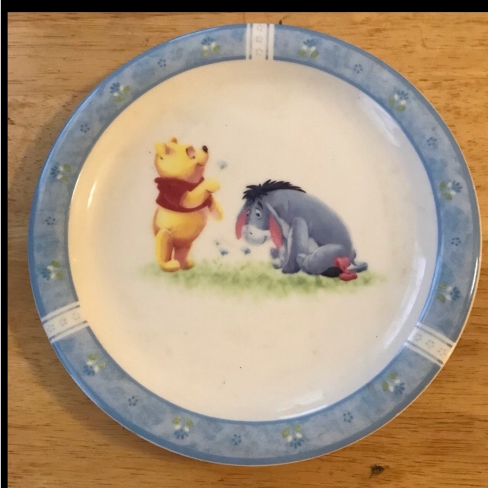 Blue Disney Store ceramic plates 9”-$7.00